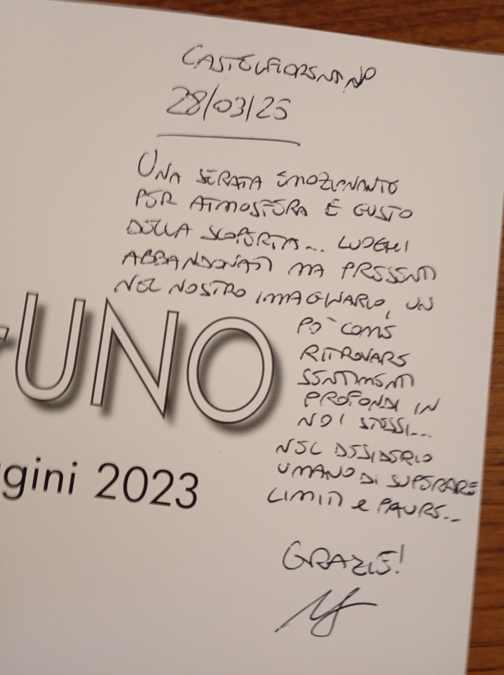 giglio rosso dedica