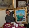 Claudio mostra il quadro