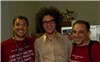 massimiliano e claudio con simone cristicchi - 9 luglio 2011